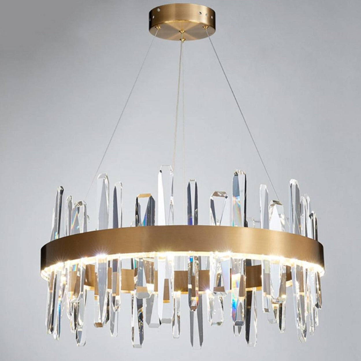 Dazzling Luxurious Multilayer Round Pendant Chandelier