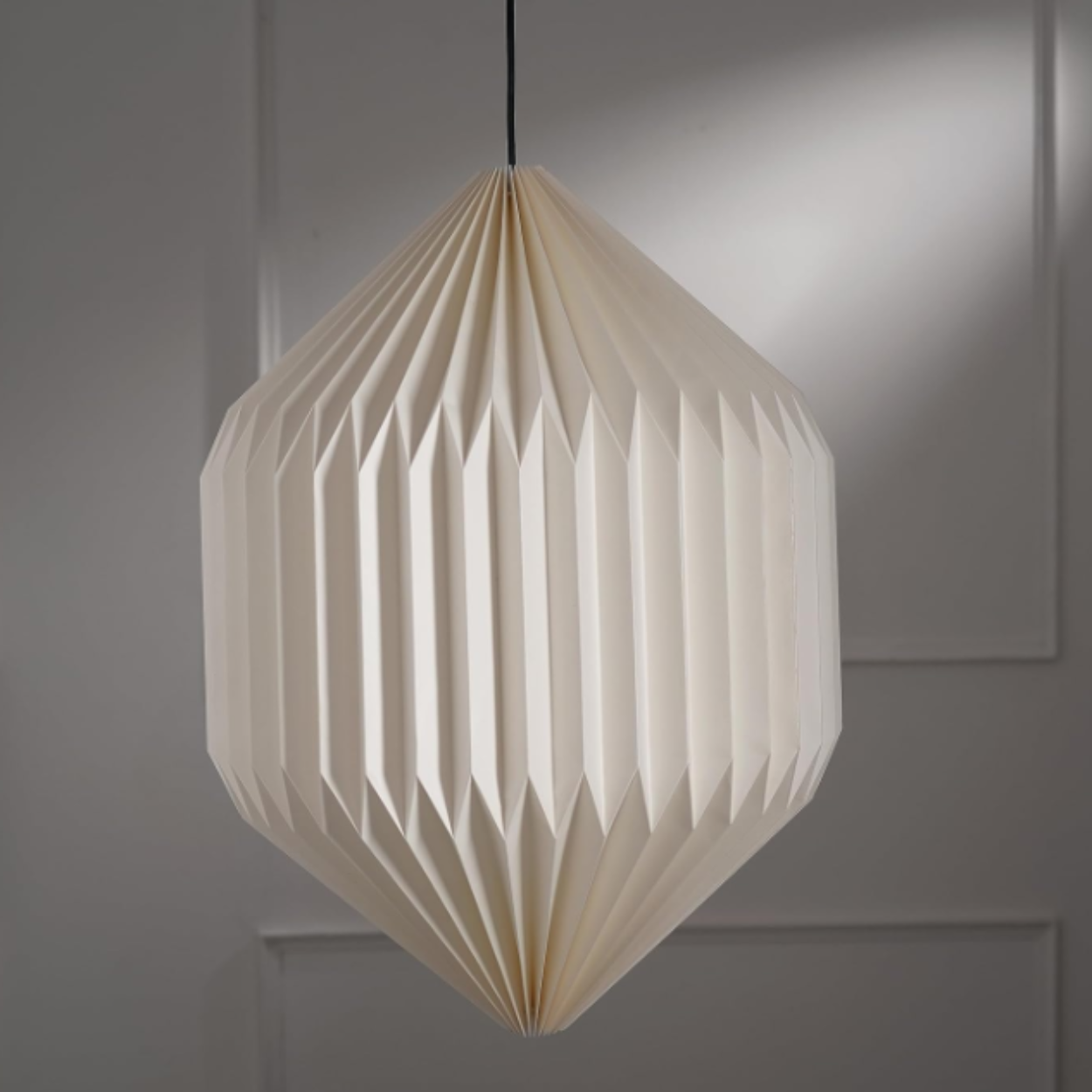 ANKUR NOVA ORIGAMI PENDANT LIGHT- PAPER HANDPLEATING HANGING PENDANT LAMP