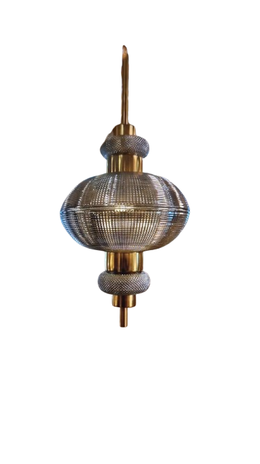 ANKUR LIGHTING GLASS ORB CONTEMPORARY PENDANT LIGHT