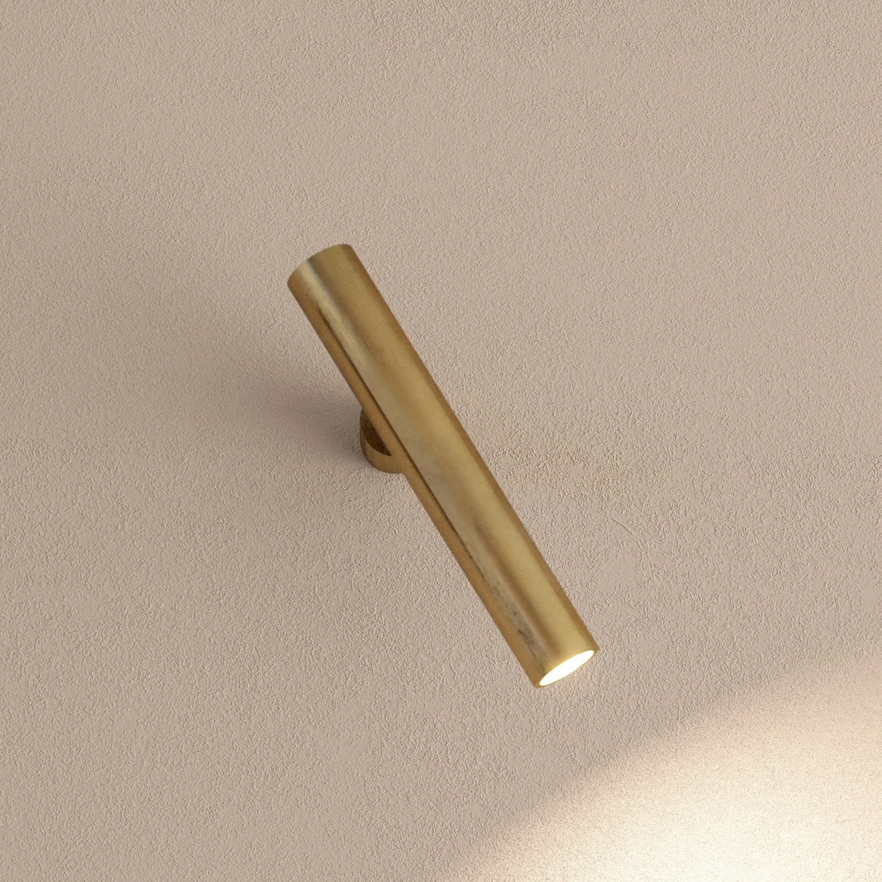 ANKUR CARGO METAL AND BRASS FINISH BEDSIDE LED WALL LIGHT