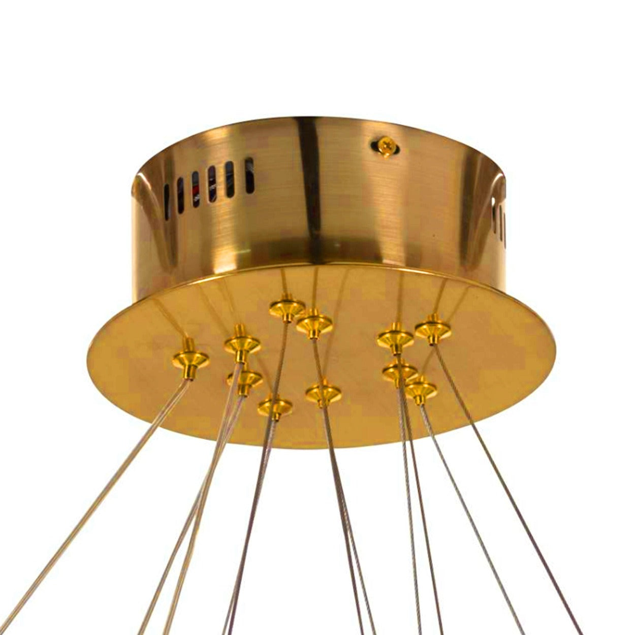 ANKUR GEOM HEXAGON 3 RING CONTEMPORARY LED CHANDELIER at the lowest price  in India.