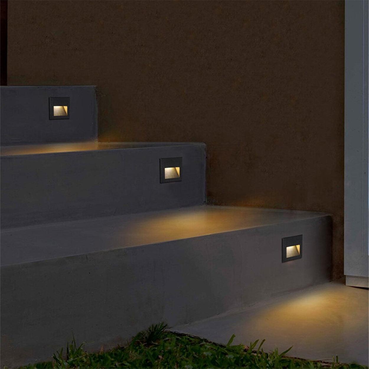 Driveway store wall lights