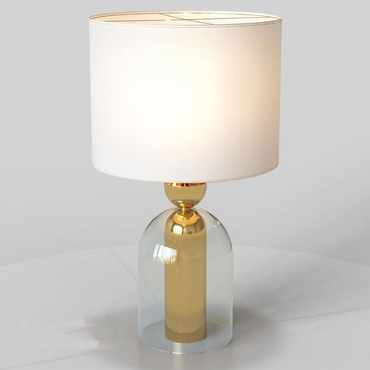 Bell jar sales table lamp